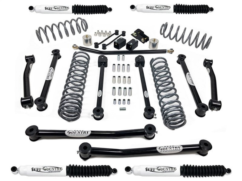 Tuff Country 18-23 Jeep Wrangler JLU (4 door Models Only) 4in Lift Kit (SX8000 Shocks) - 44100KN