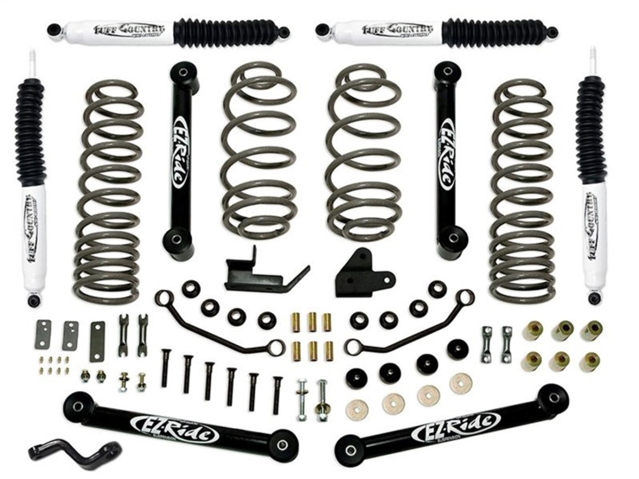 Tuff Country 97-02 Jeep Wrangler TJ 4in EZ-Ride Lift Kit (SX6000 Shocks) - 44900KH