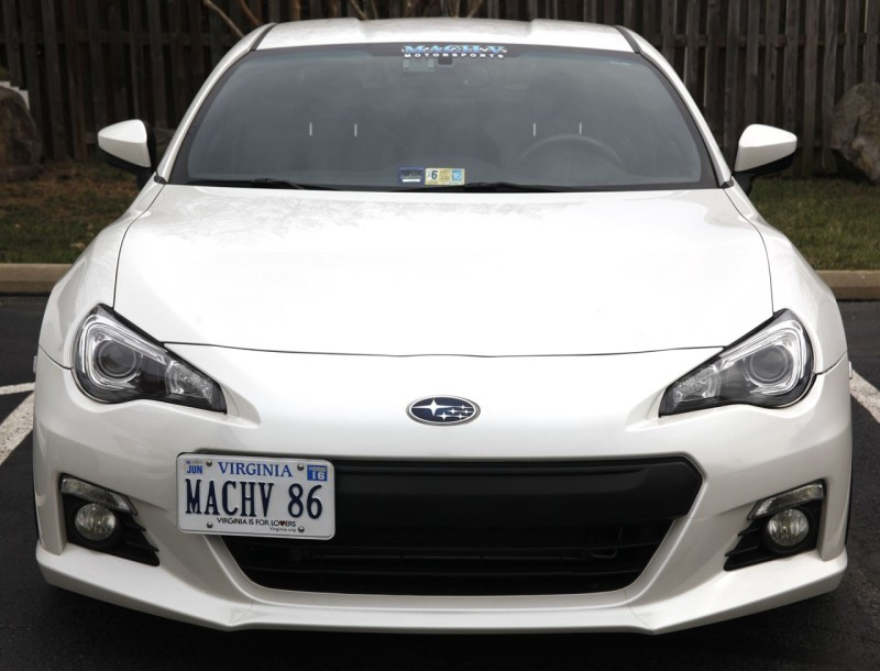 Turbo XS 13-16 Subaru BRZ/Scion FR-S License Plate Relocation Kit - TOWTAG-BRZ
