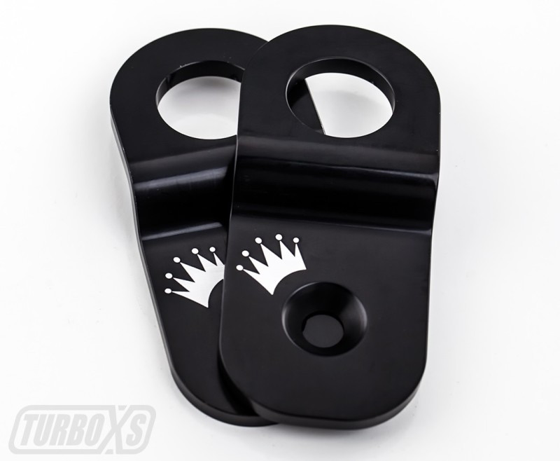 Turbo XS 15-16 Subaru WRX/STI Billet Aluminum Radiator Stay - Black - W15-RADSTAY-BLK