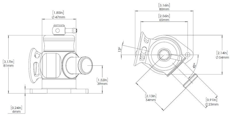 Turbosmart BOV Kompact HKS Plumb Back - TS-0203-1290 Photo - Primary