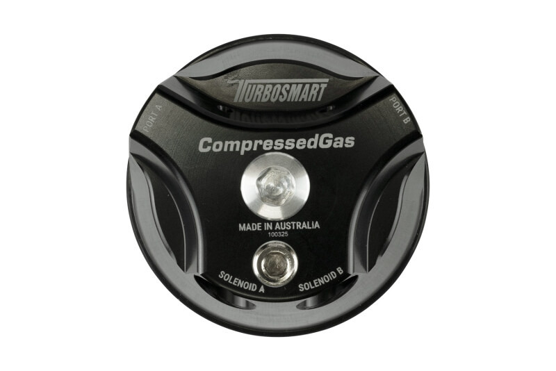 Turbosmart GenV Compressed Gas Solenoid WG45/WG50 Cap - Black - TS-0550-3167 Photo - Primary