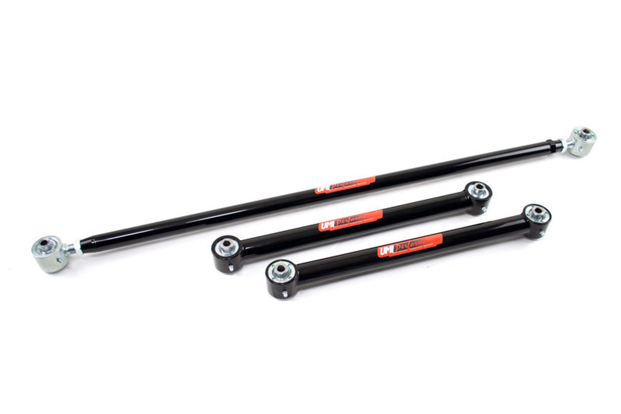 UMI Performance 82-02 F-Body Non Adj. Lower Control Arms Panhard Bar w/ Roto-Joints - 203438-B