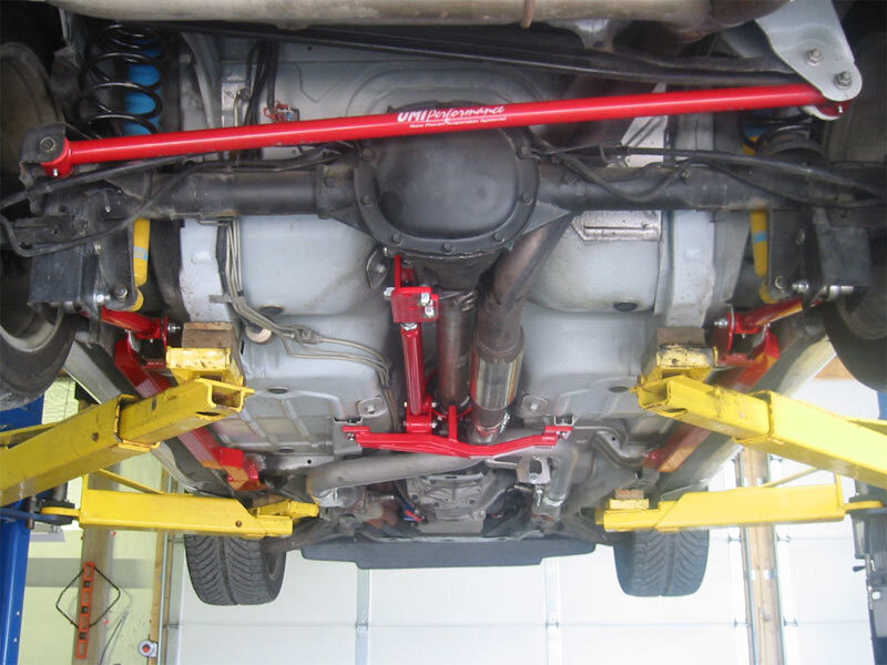 UMI Performance 93-02 GM F-Body Tunnel Brace Mount Long Tube Header Set-Ups w/ Loop - 2203AS-B