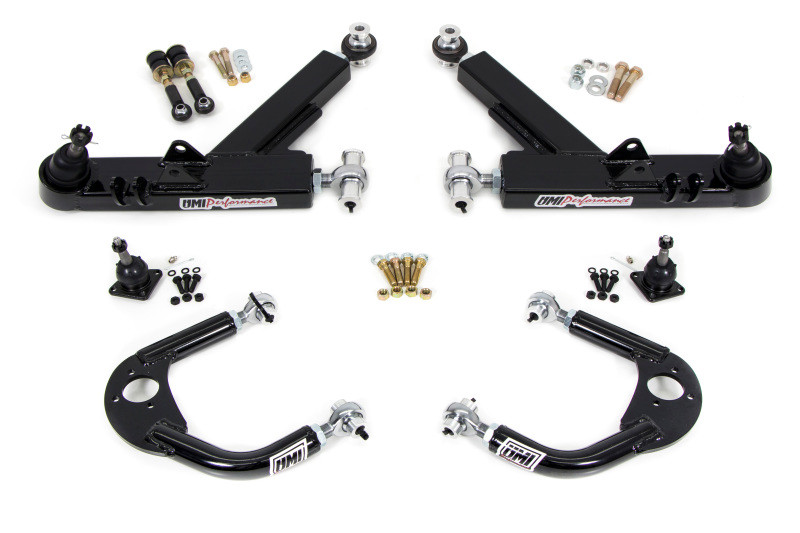 UMI Performance 93-02 GM F-Body A-Arm Kit Double Shear Mount Boxed Lower + Adj Upper - 231410-B