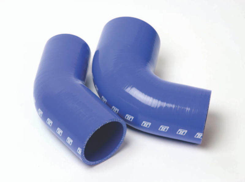 Turbosmart 90 Reducer Elbow 2.0-2.5 - Blue - TS-HRE902025-BE