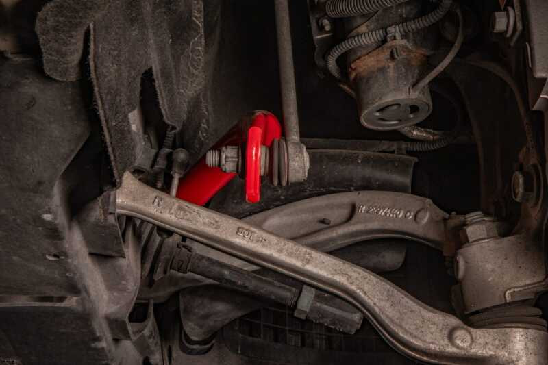 UMI 16-24 Chevrolet Camaro Suspension Stabilizer Bar - Red - 2534-R Photo - Mounted