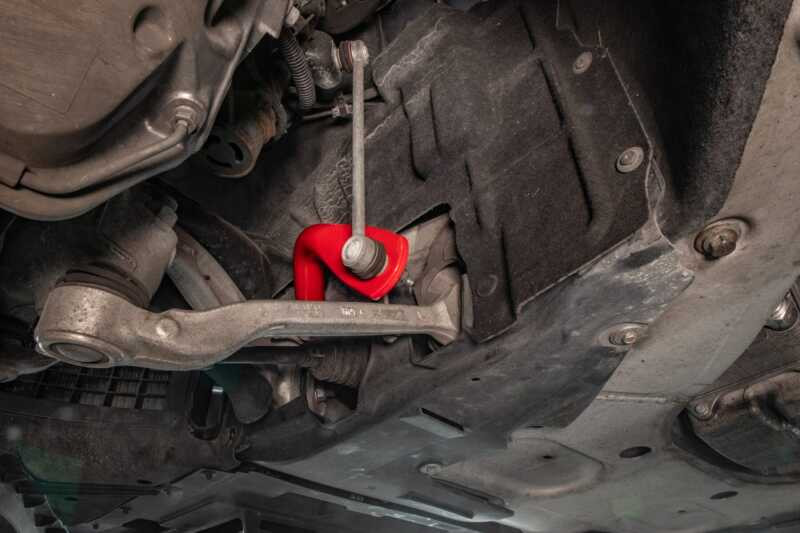 UMI 16-24 Chevrolet Camaro Suspension Stabilizer Bar - Red - 2534-R Photo - Mounted