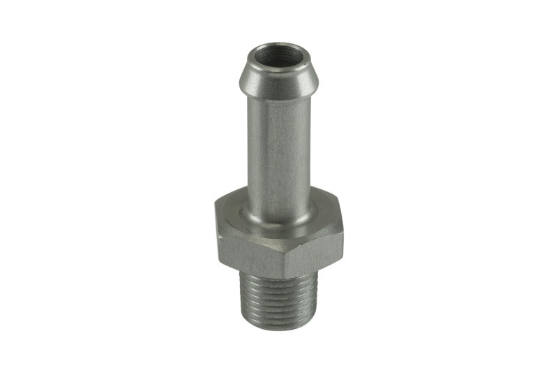 Turbosmart 8mm / 5/16in Hose End to 1/8 NPT Male Straight - Clear - TS-NH-0308-CL Photo - Primary