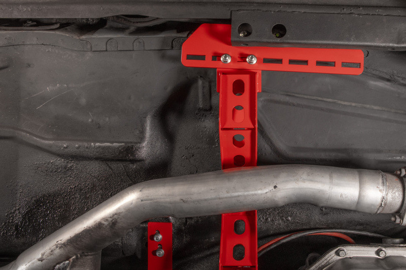 UMI Performance 78-88 GM G-Body Modular Adjustable Transmission Crossmember - Red - 3108-R