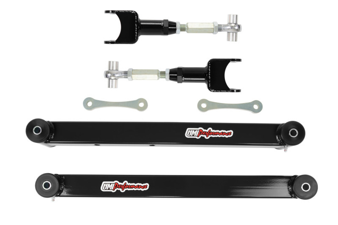UMI Performance 78-96 GM B-Body Boxed Lower Control Arm & Adjustable Upper Control Arm Kit - 361517-B