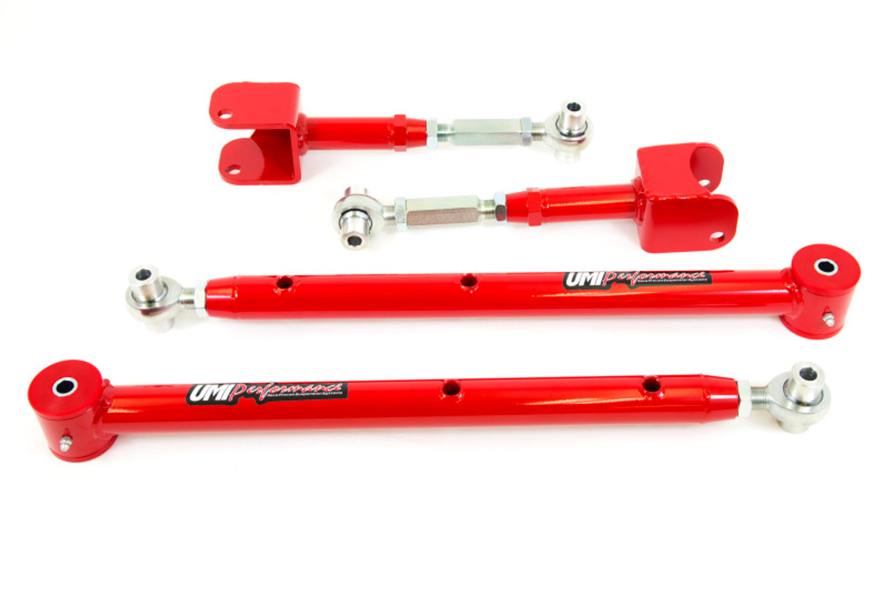 UMI Performance 64-67 GM A-Body Adjustable Upper & Lower Control Arm Kit - 401419-R