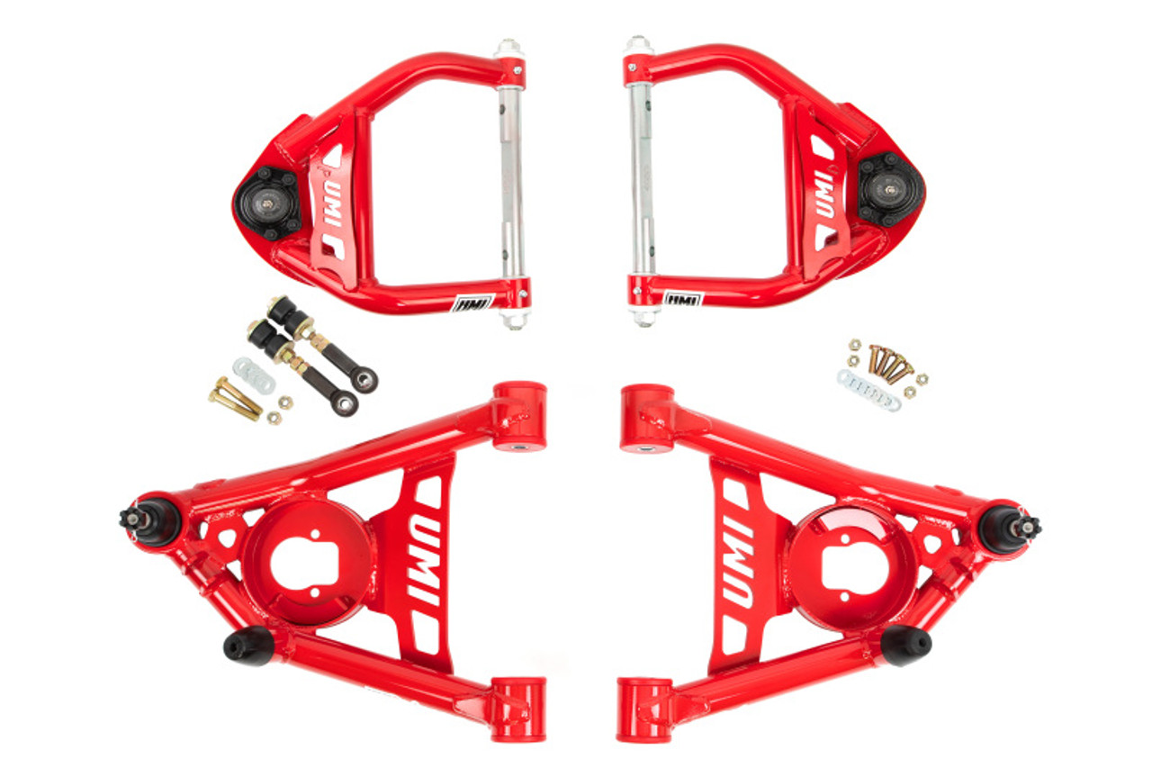 UMI Performance 64-72 GM A-Body Front A-arm Kit 1/2in taller upper ball joints - 403133-1-R