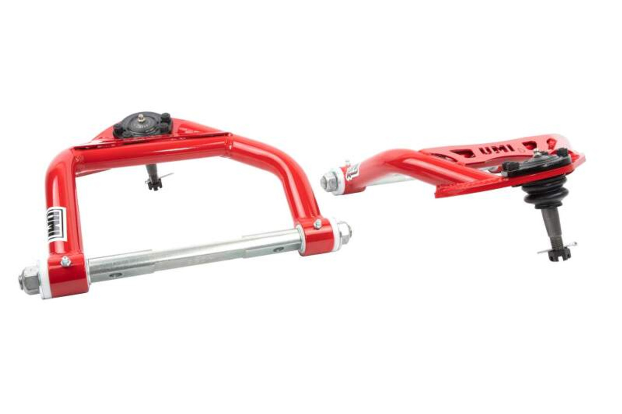 UMI Performance 64-72 GM A-Body Tubular Upper & Lower Front A-Arm Kit- Delrin Bushings - 403233-R
