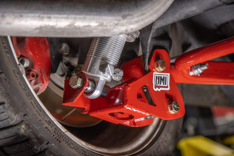 UMI Performance 64-72 GM A-Body Rear Coilover Brackets Bolt In (175LB Spring Rate) - 4057-175