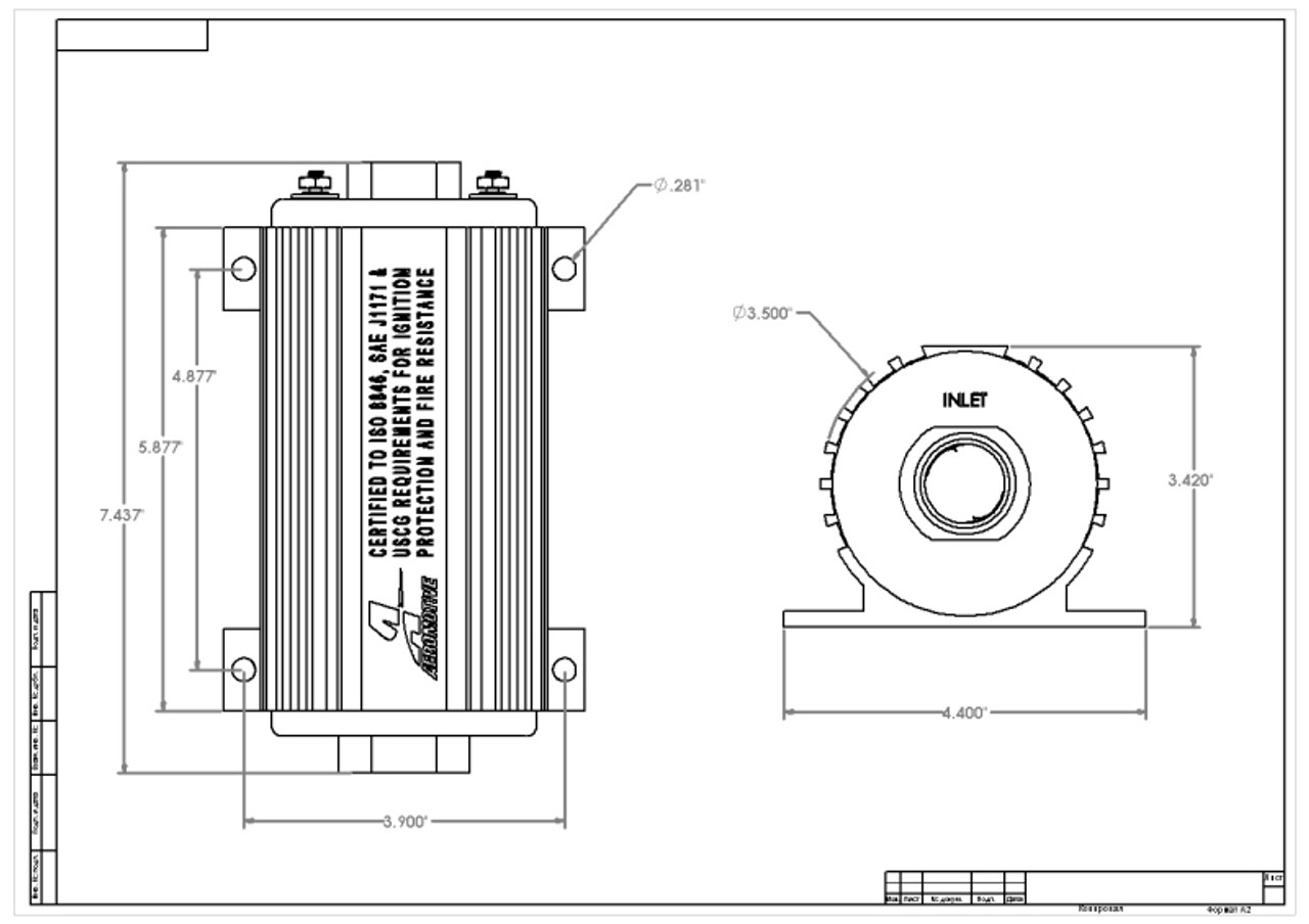 Aeromotive Marine 1000HP Fuel Pump - 11108
