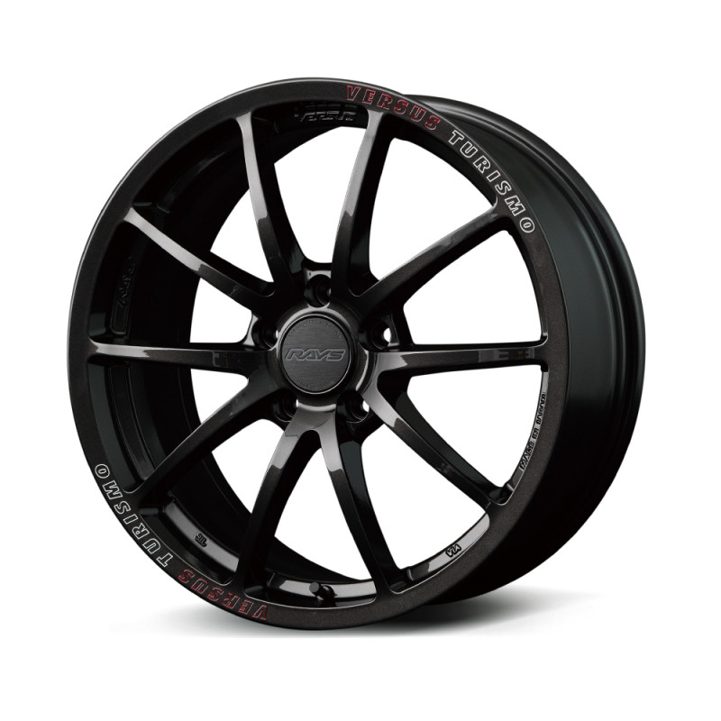 Versus VT125S 18X9.5 +45 5-112 Super Dark Gunmetal/MC/RAP (Red Clear) - WT1X45MA8J