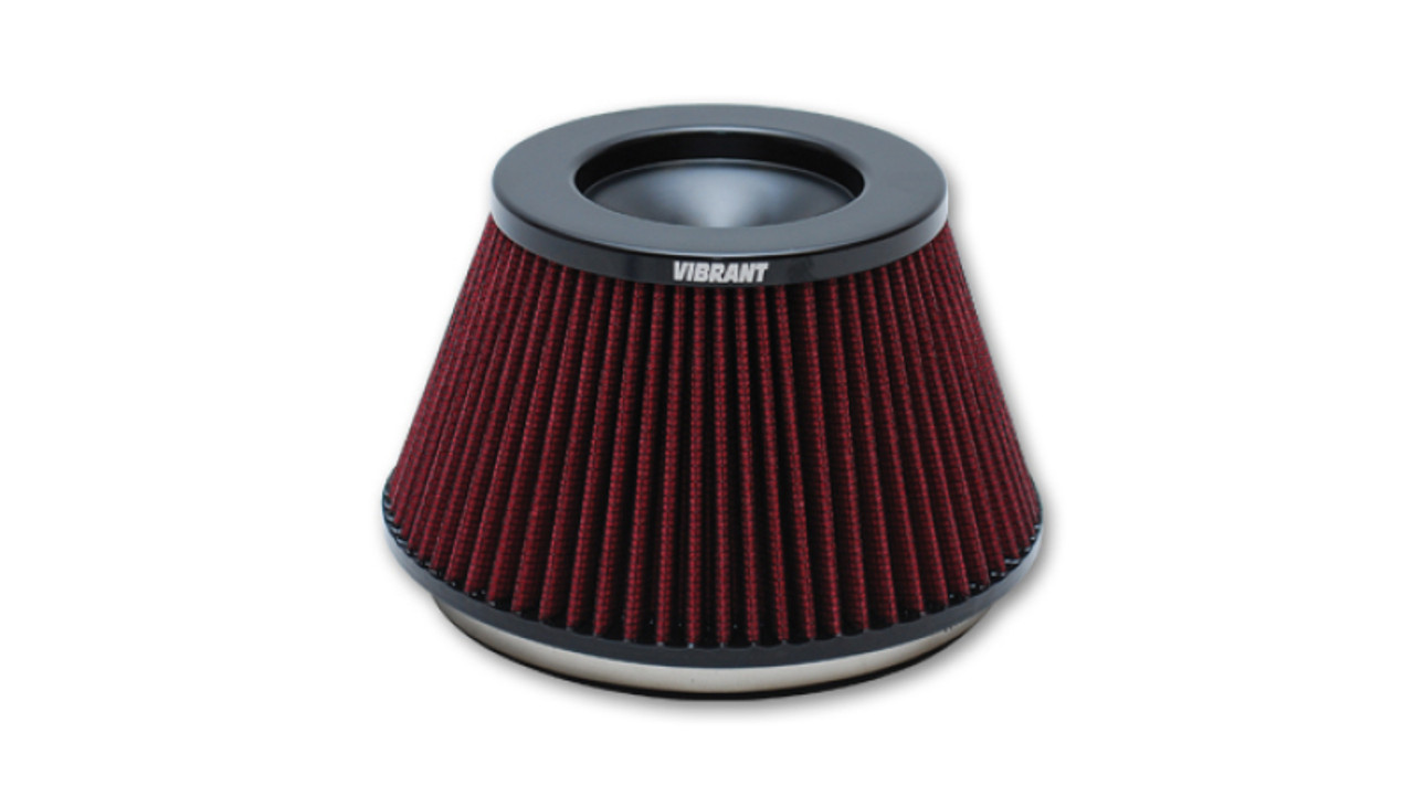 Vibrant The Classic Perf Air Filter 5in OD Conex3-5/8in Tallx6in ID Bellmouth VelocityStack10950-52 - 10960