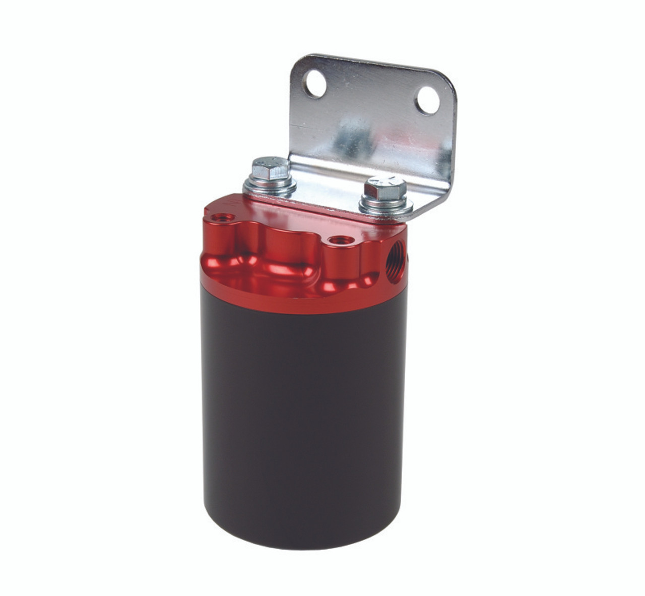 Aeromotive Canister Fuel Filter - 3/8 NPT/100-Micron (Red Housing w/Black Sleeve) - 12319