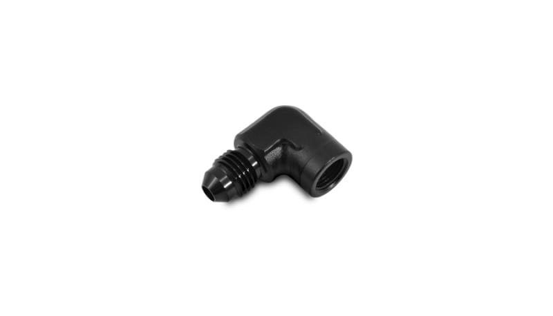 Vibrant -4AN to 1/8in NPT 90 Degree Adapter Fitting - 11306