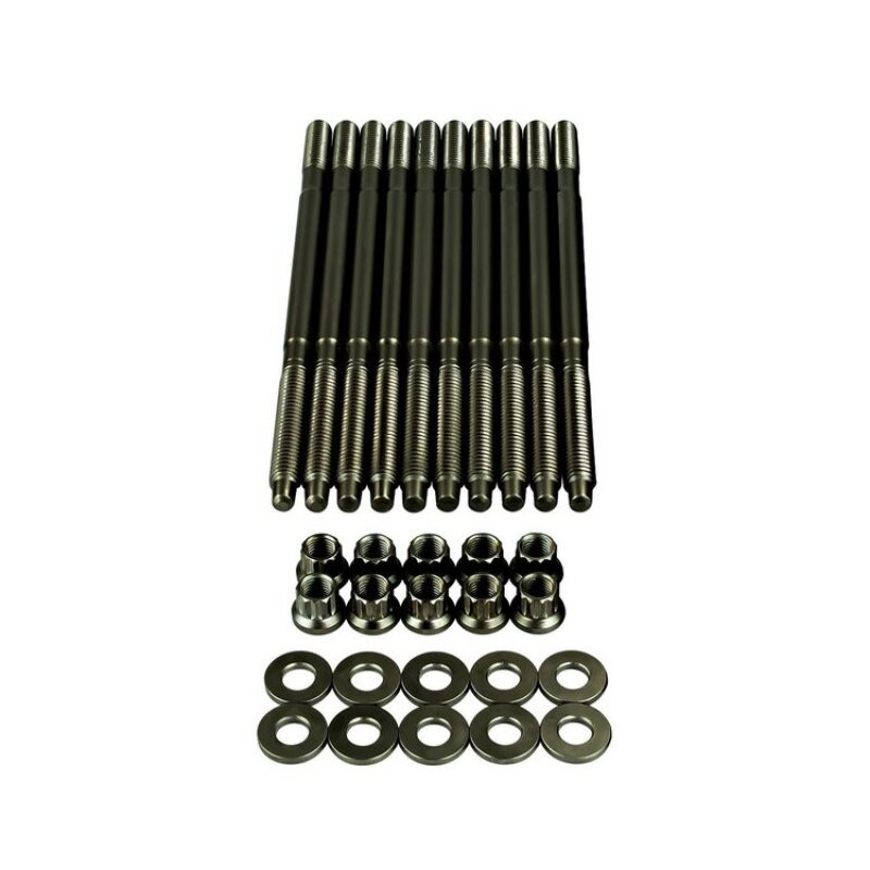 Wagner Tuning Mitsubishi EVO 4G63 OEM Head Stud Set - Burnished - P114011010.BR