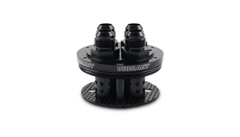 Vibrant 4-Port Catch Can Lid Assembly - 12787