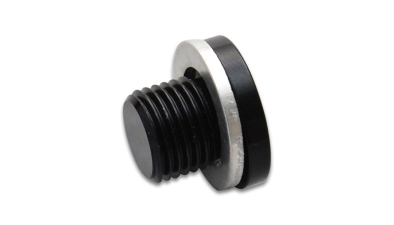 Vibrant M16 x 1.5 Metric Aluminum Port Plug with Crush Washer - 16664