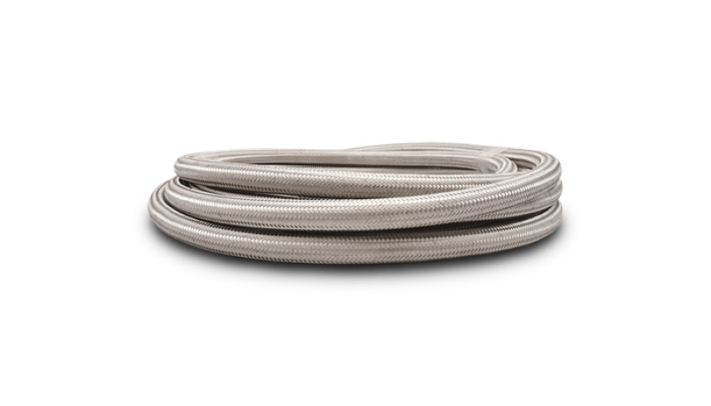 Vibrant SS Braided Flex Hose with PTFE Liner -10 AN (5 foot roll) - 18440