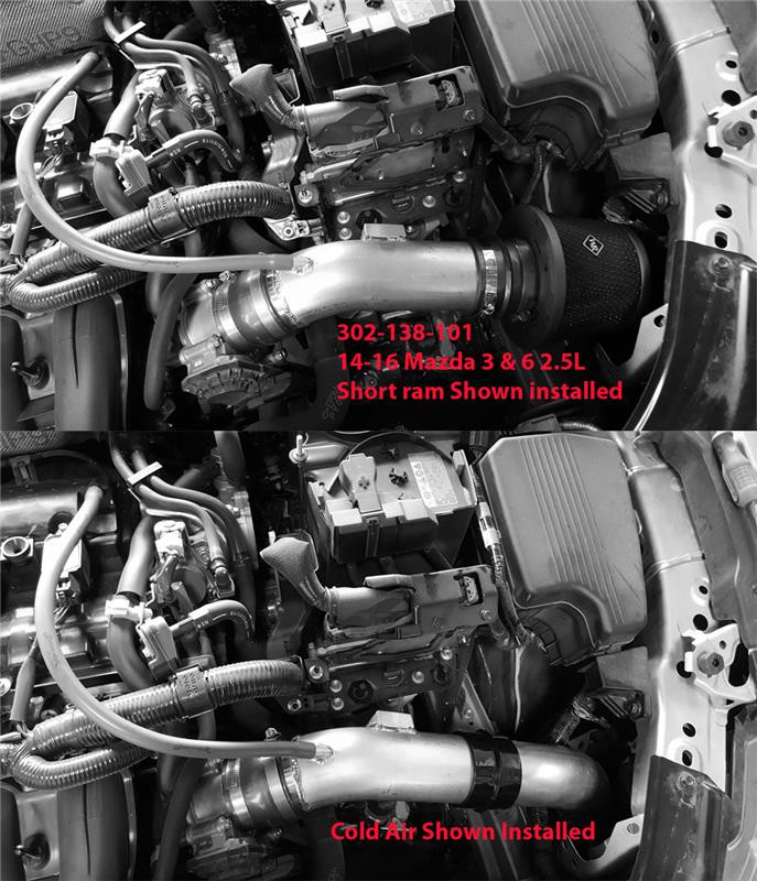 Weapon R 14-16 Mazda 3 / Mazda 6 2.5L Secret Weapon Intake - 302-138-101 Photo - Primary