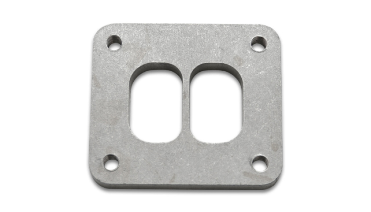 Vibrant Divided Turbo Inlet Flange for Borg Warner S-Series Divided T4 - 304 Stainless Steel - 19863