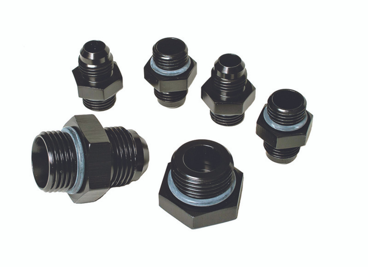 Aeromotive A4 Regulator Fitting Kit (for two (2) carbs) (4) AN-06/(1) AN-10/(1) AN-10 Plug) - 15202