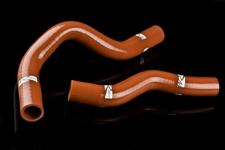 Weapon R Honda Civic FD2 2 Piece Black Coolant Silicone Radiator Hose Kit - 636-114-104 Photo - Primary