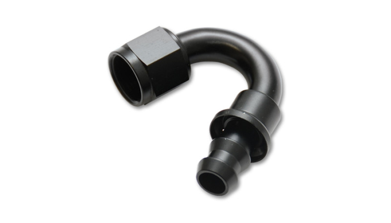 Vibrant -6AN Push-On 150 Degree Hose End Fitting - 22506