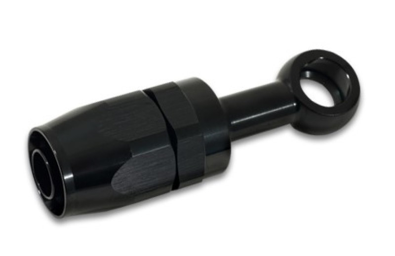 Vibrant Single -6AN x 12mm ID Banjo to Hose End Aluminum Fitting - 24063