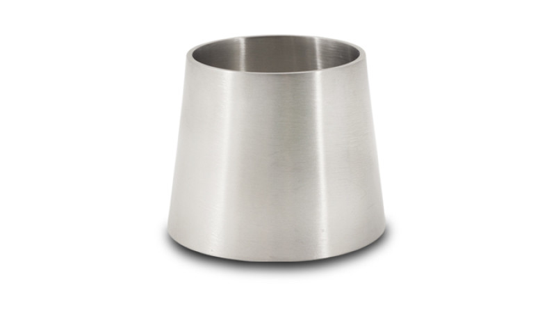 Vibrant 2.5in x 3in T304 Stainless Seel Straight (Concentric) Reducer - 2630
