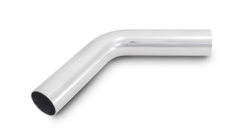 Vibrant 2.5in O.D. Universal Aluminum Tubing (60 degree Bend) - Polished - 2817