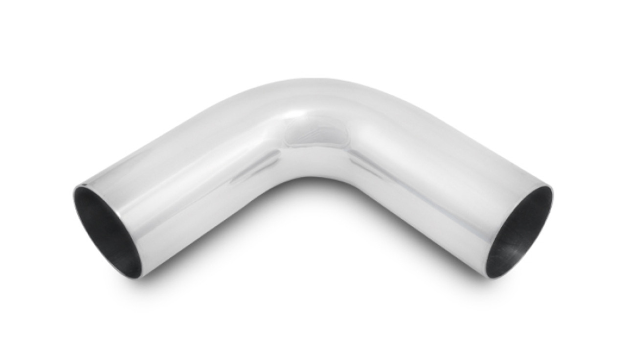 Vibrant 4.5in OD T6061 Aluminum Mandrel Bend 90 Degree - Polished - 2946