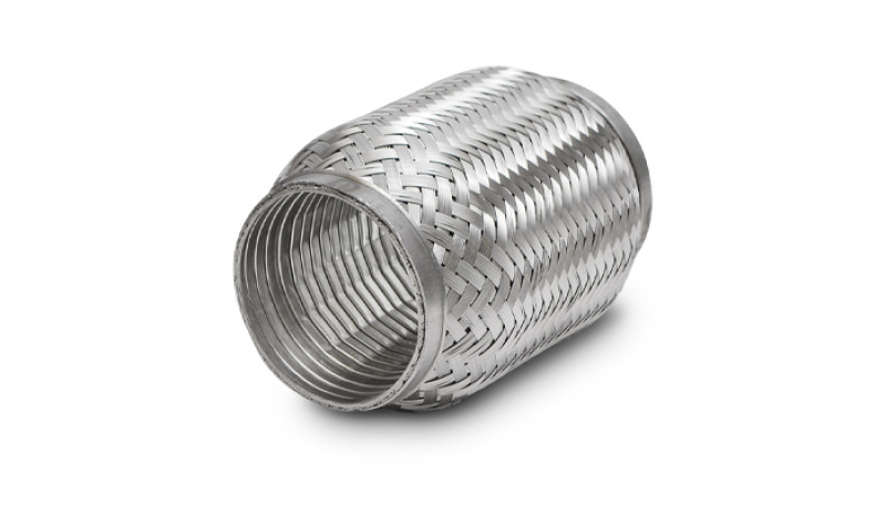 Vibrant SS Turbo FLEX Coupling with Interlock Liner 3.5in inlet/outlet x 8in long - 61108