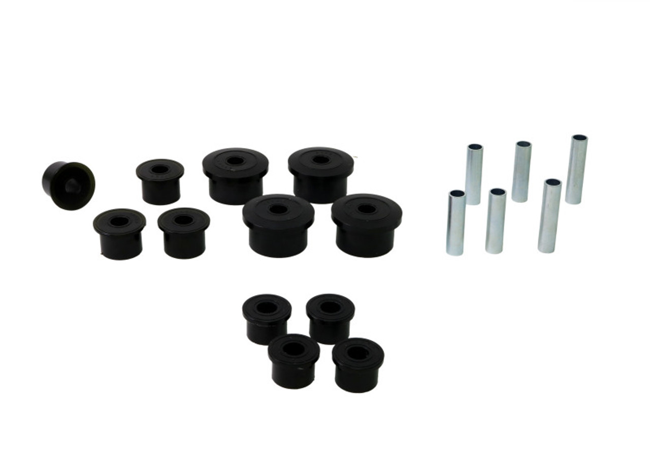 Whiteline 1986-1999 Jeep Cherokee Spring - Eye Front/Rear And Shackle Bushing - W73819