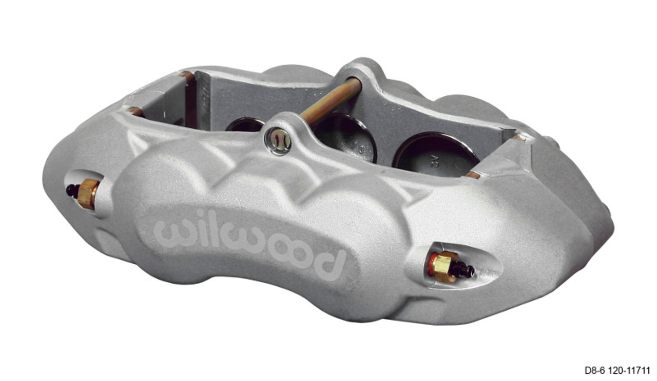 Wilwood Caliper-D8-6 R/H Front Clear 1.88/1.38/1.25in Pistons 1.25in Disc - 120-11711