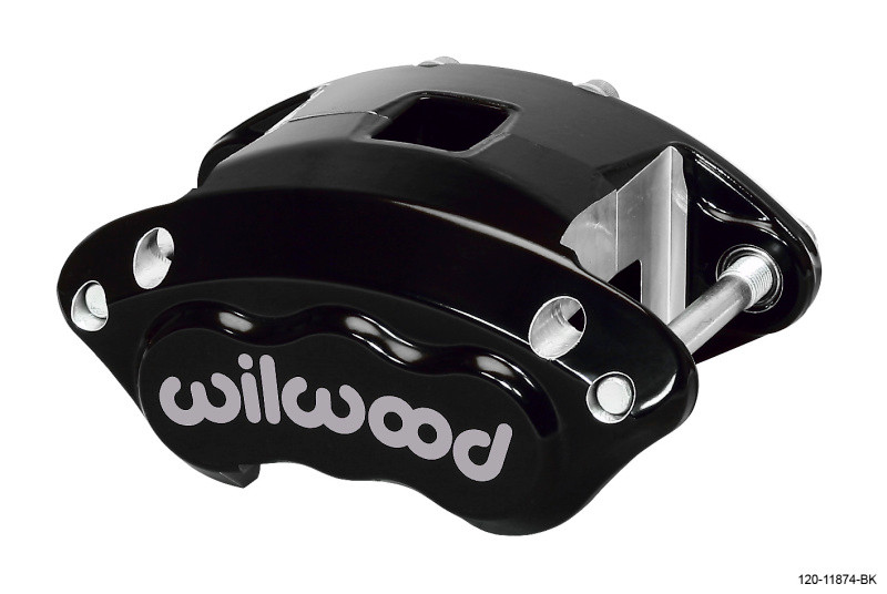 Wilwood Caliper-D154-Black 1.12/1.12in Pistons 1.04in Disc - 120-11874-BK