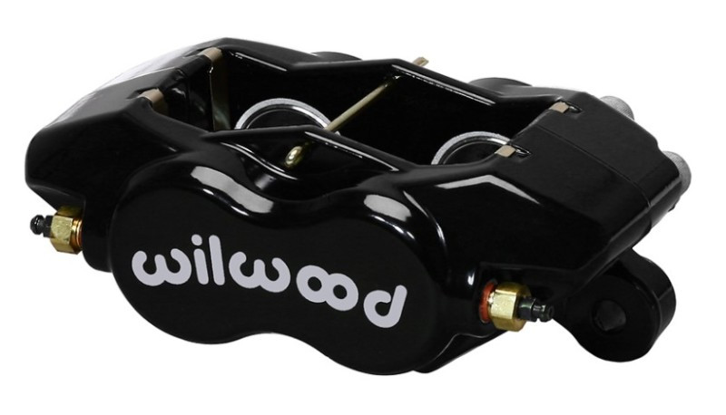 Wilwood Caliper-Forged DynaliteI-Black 1.12in Pistons .81in Disc - 120-14932-BK
