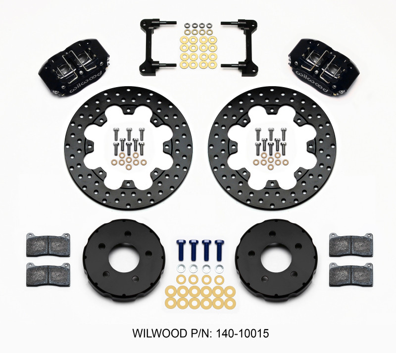 Wilwood Dynapro Radial Front Drag Kit 11.75in Drilled 94-04 Mustang - 140-10015-D