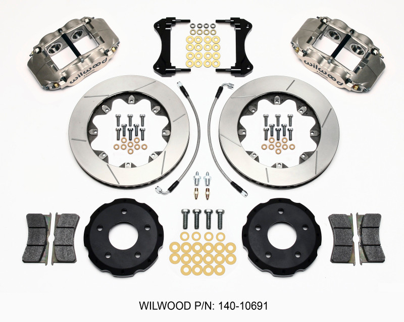 Wilwood Forged Superlite 4R ST BB Front Kit Road Race 98-02 Camaro/Firebird - 140-10691