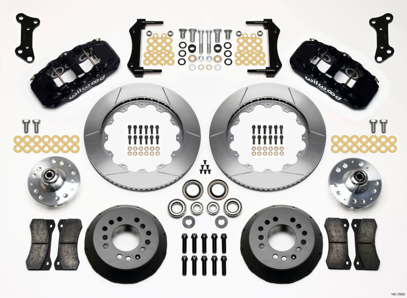 Wilwood AERO6 Front Hub Kit 14.00 67-69 Camaro 64-72 Nova Chevelle - 140-10920