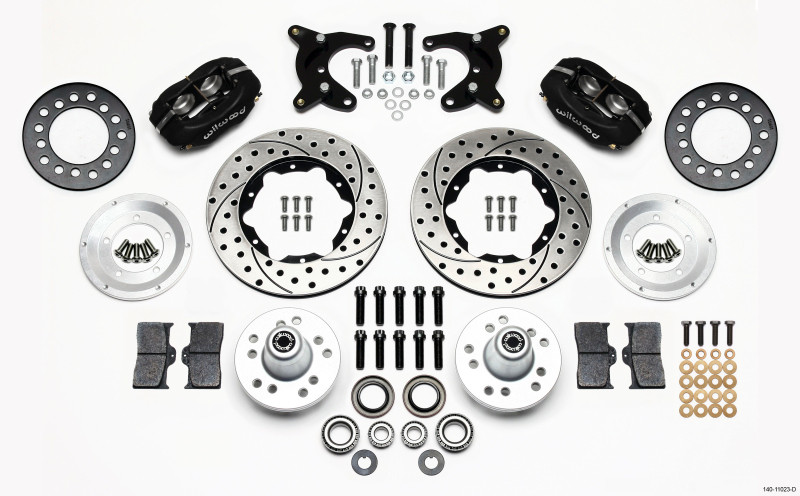 Wilwood Forged Dynalite Front Kit 11.00in Drilled 65-72 CDP A Body - 10in Drum - 140-11023-D