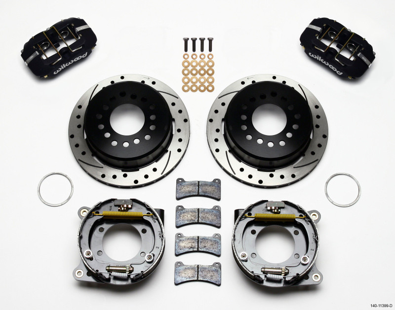 Wilwood Dynapro Low-Profile 11.00in P-Brake Kit Drilled 93-97 Camaro/Firebird 2.75in Offset - 140-11399-D