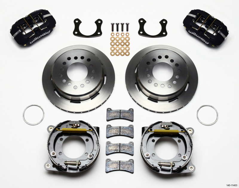 Wilwood Dynapro Low-Profile 11.00in P-Brake Kit Small Ford 2.50in Offset - 140-11403
