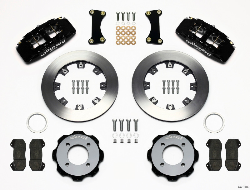 Wilwood Dynapro 6 Front Hat Kit 12.19in 2011 Fiesta - 140-11899