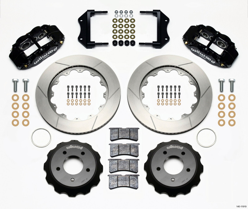 Wilwood Narrow Superlite 6R Front Hat Kit 14.00in 84-87 Corvette C4 - 140-11919